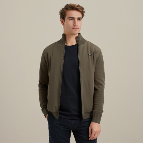 Vest van een materiaalmix