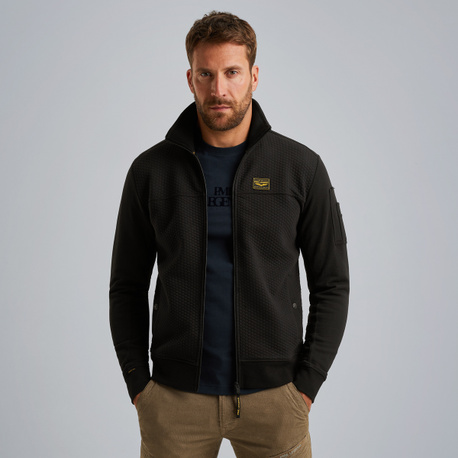 Sweat jacket met ritssluiting