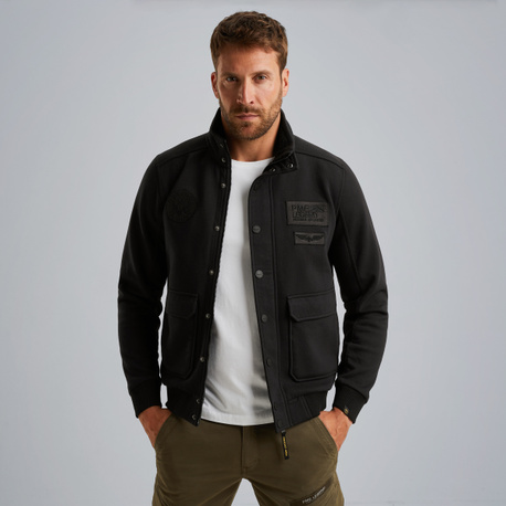 Sweat jacket met teddy voering