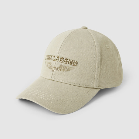 Cap van twill met geborduurd logo