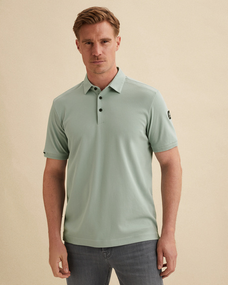 Polo van interlock jersey