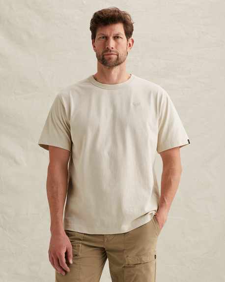 Relaxed fit T-shirt met geborduurd logo