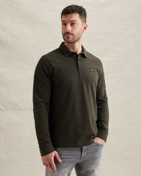 American Classic polo met lange mouwen