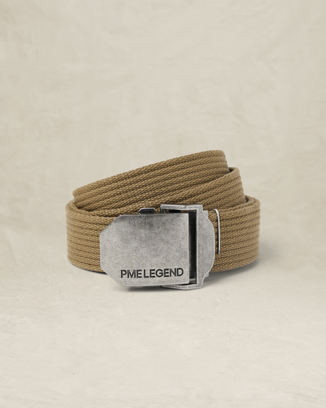 Riem van canvas met metalen gesp