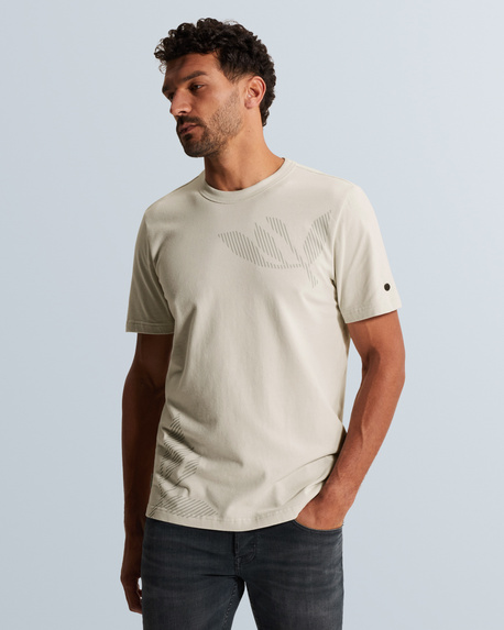 T-shirt met off-placed artwork