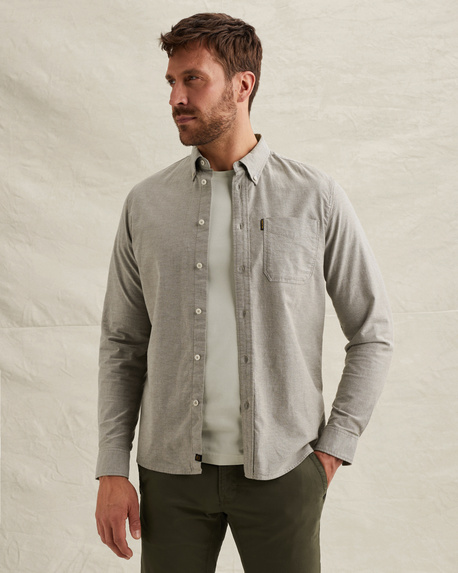 Oxford overhemd met borstzak en button down kraag