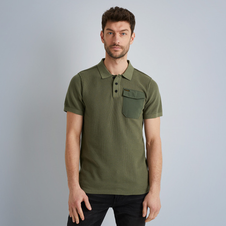Short Sleeve Knitted Polo