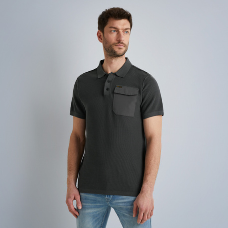 Short Sleeve Knitted Polo
