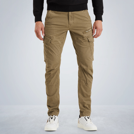 Nordrop tapered fit cargo broek met print