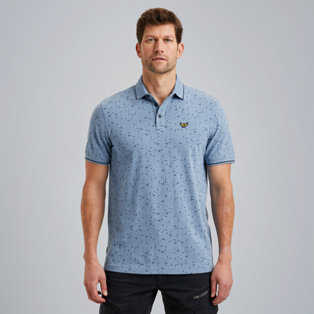 Polo met allover print