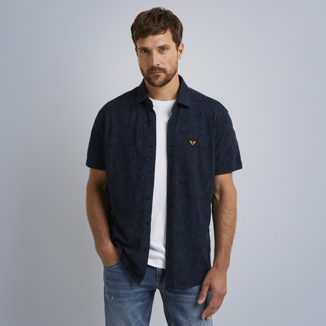 Korte Mouwen Jersey Pique Overhemd