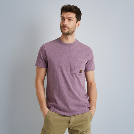Kurzarm Jersey Melange T-Shirt