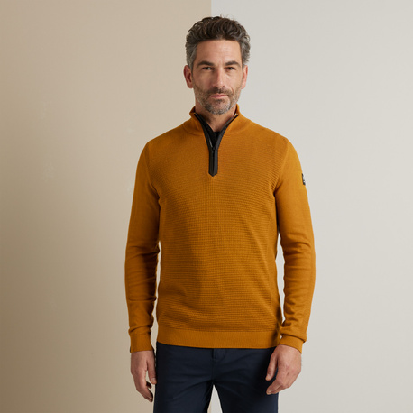 Half Zip Baumwolle Pullover