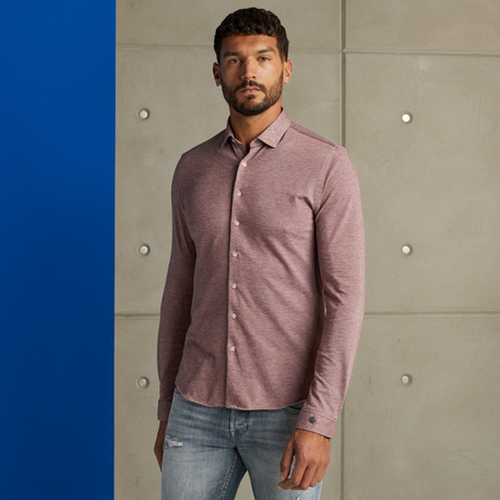Shirt in jersey piqué
