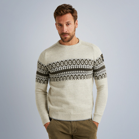 Pullover with Fair Isle pattern