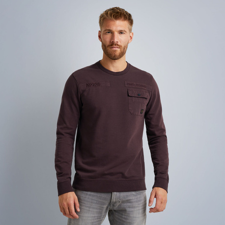 Sweatshirt mit Cold-Dye-Waschung
