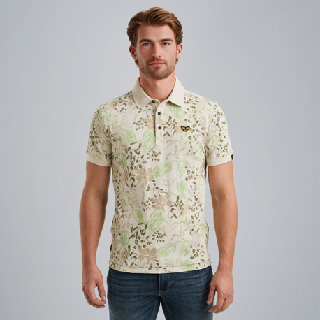 Poloshirt mit Allover-Print