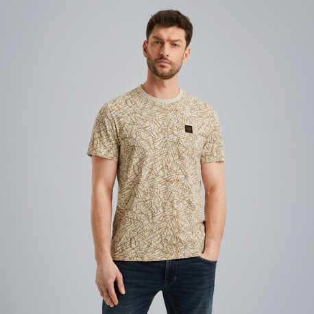 T-shirt met allover print