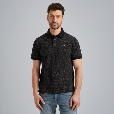 Poloshirt mit Allover-Print
