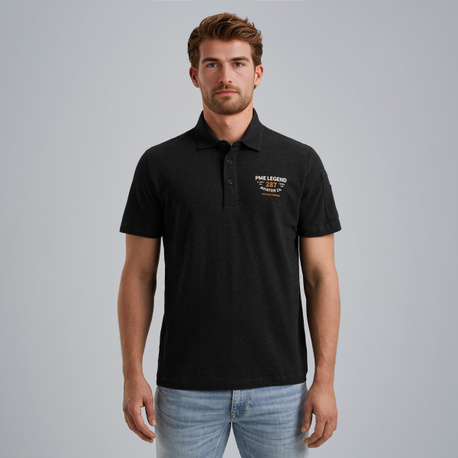 Polo shirt with artwork