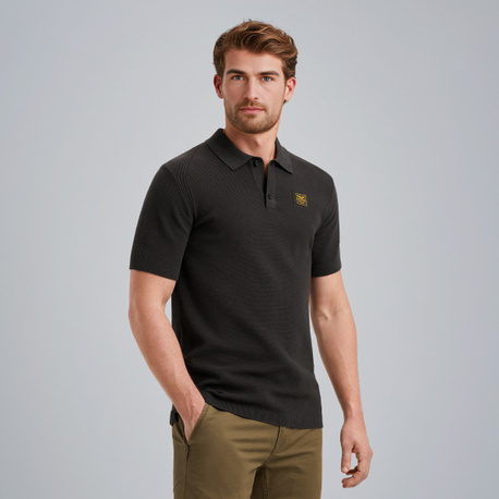Polo shirt with texture