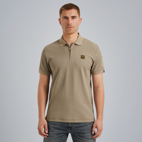 Poloshirt mit Reißverschluss