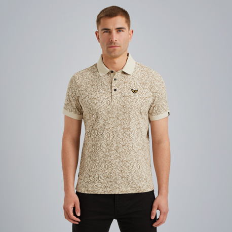 Poloshirt mit Allover-Print