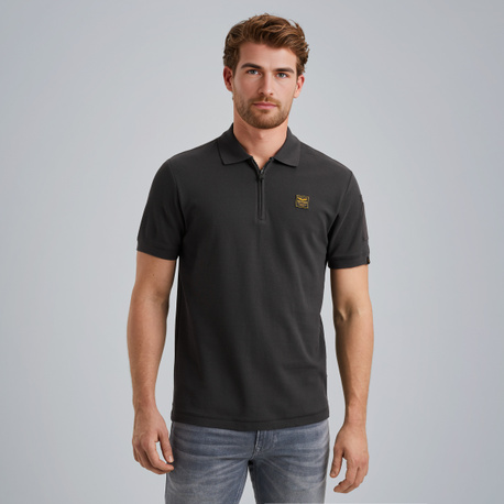 Polo shirt with zipper