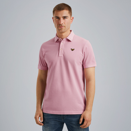 Poloshirt mit Garment-Dye-Waschung