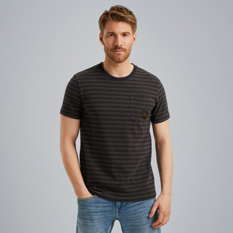 T-shirt with stripe pattern