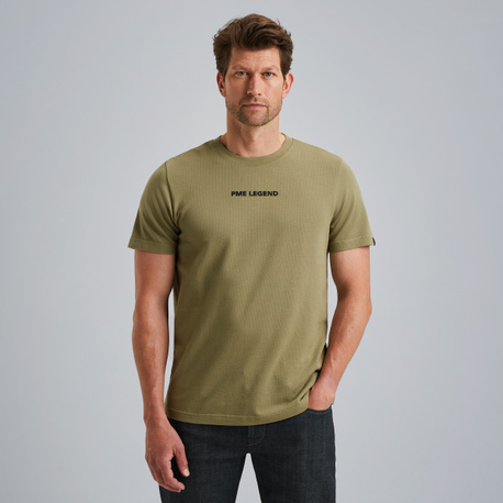 T-Shirt mit Waffelstruktur