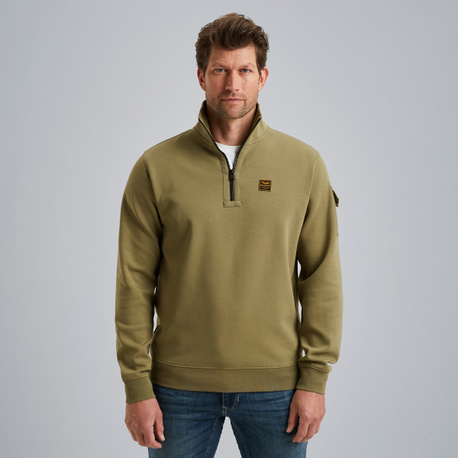 Pullover mit halbem Reißverschluss