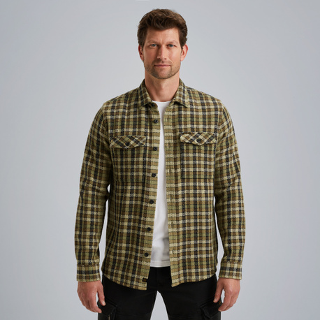 Shirt jacket met ruitpatroon