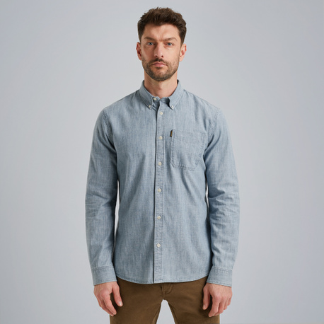 Chemise effet denim