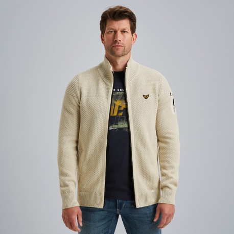 Strickjacke mit Reißverschluss