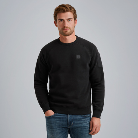 Sweatshirt with flight pocket