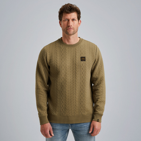 Sweatshirt aus Jacquard-Sweatstoff
