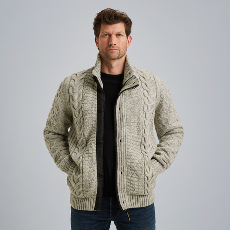 Strickjacke aus einer Wollmischung