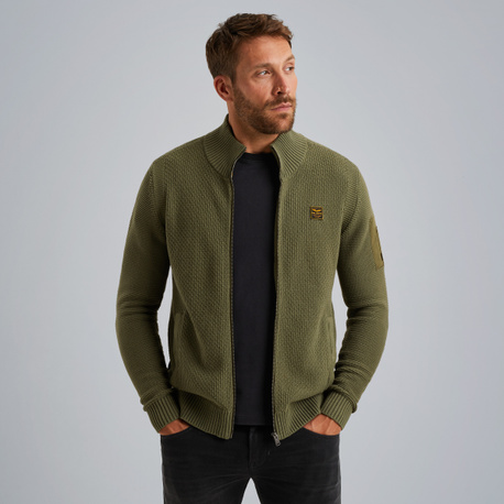 Strickjacke mit Reißverschluss