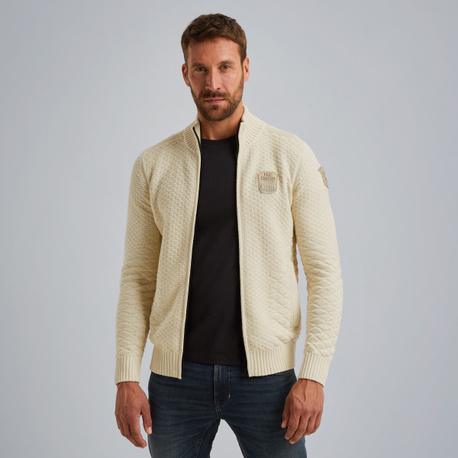 Strickjacke mit Reißverschluss