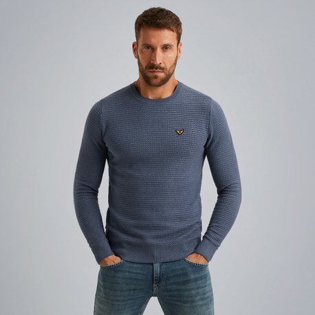 Trui van katoen mouliné