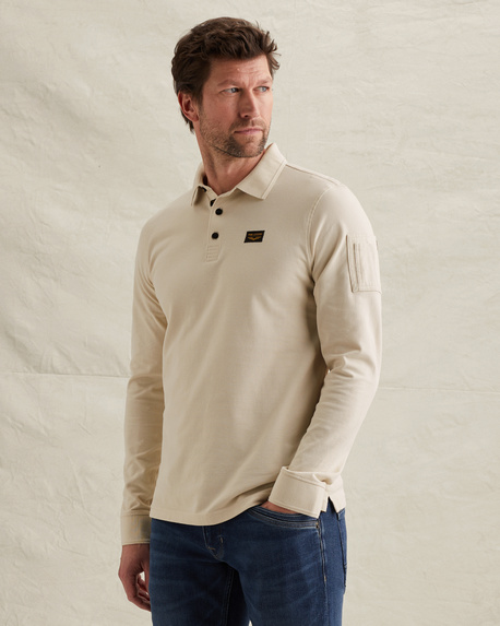 American Classic Poloshirt mit langen Ärmeln