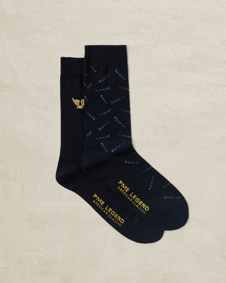 Lot de 2 paires de chaussettes en mélange de coton