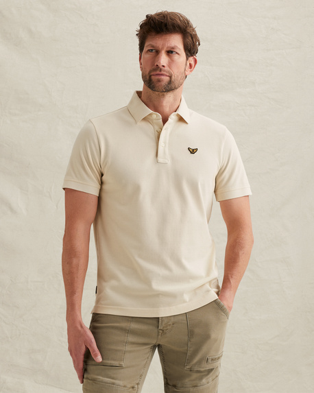 Poloshirt mit Garment-Dye-Waschung