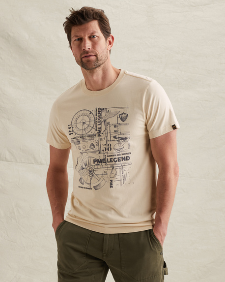 T-shirt with cargo artwork
