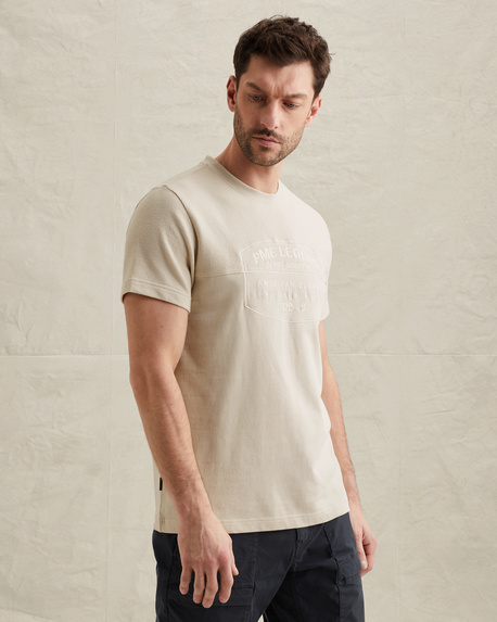 T-shirt in a material blend with artwork