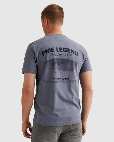 T-shirt in jersey with back artwork