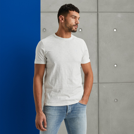 T-shirt in 100% slub cotton