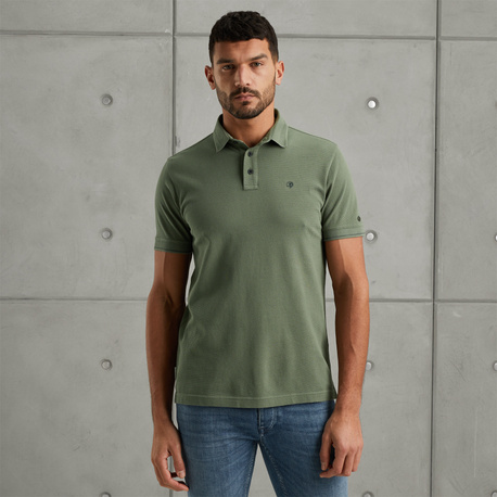 Polo shirt with texture