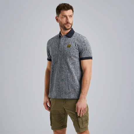 Polo shirt with allover print
